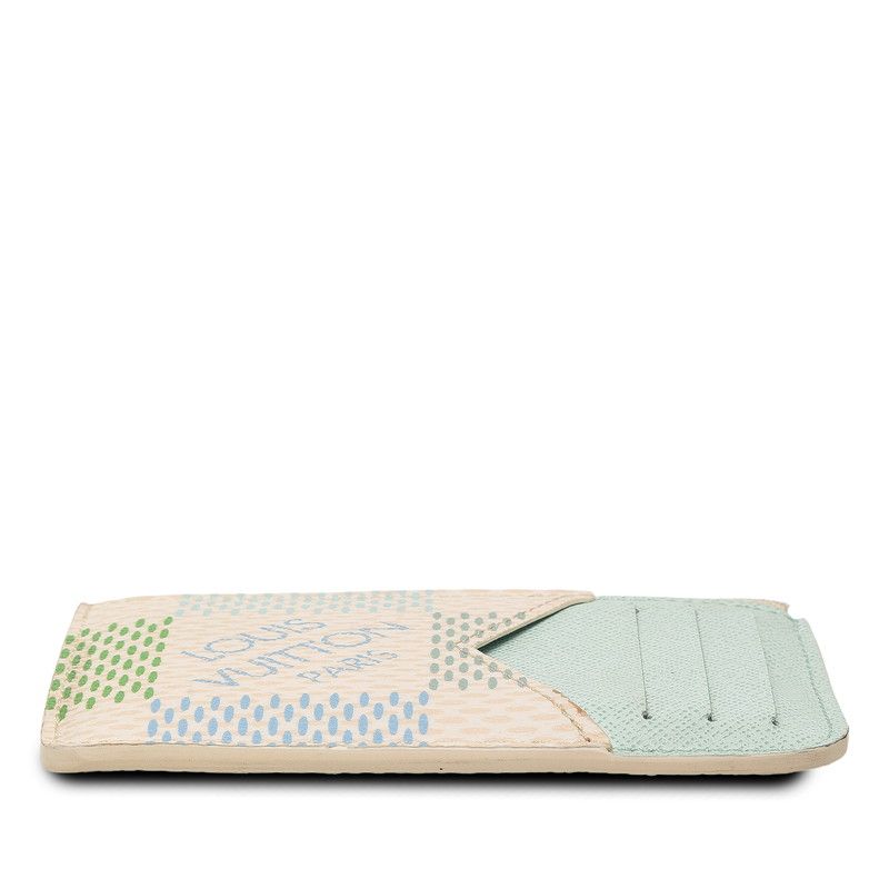 Louis Vuitton Damier Card Holder Romy Card Case Fragment Pistachio