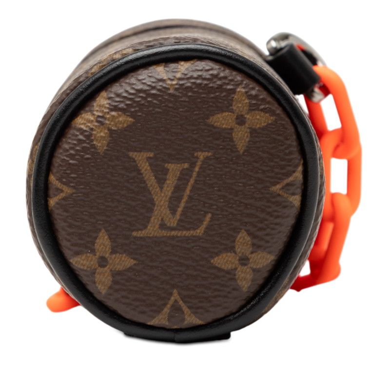Louis Vuitton Monogram Barrel Pouch Brown Leather