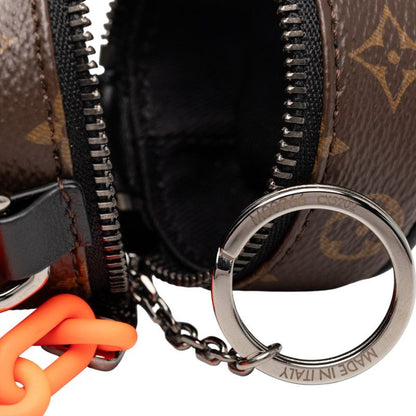 Louis Vuitton Monogram Barrel Pouch Brown Leather