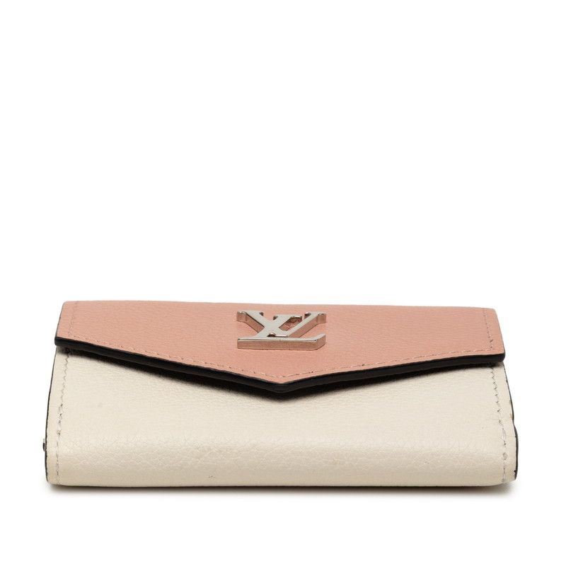 Louis Vuitton Portefeuille Lock Mini Pink Leather