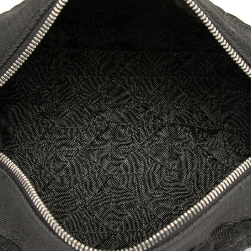 Bottega Veneta Intrecciato Webbing Black Canvas