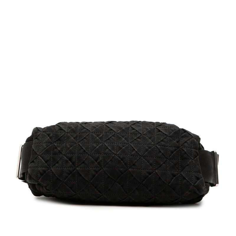 Bottega Veneta Intrecciato Webbing Black Canvas