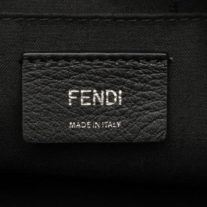 Fendi Vitheway Small 2-Way Shoulder Bag Black Leather Bijou