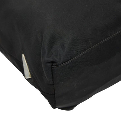 Prada Tote Black Nylon Plastic