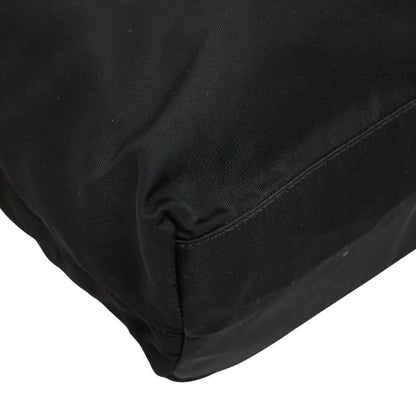 Prada Tote Black Nylon Plastic