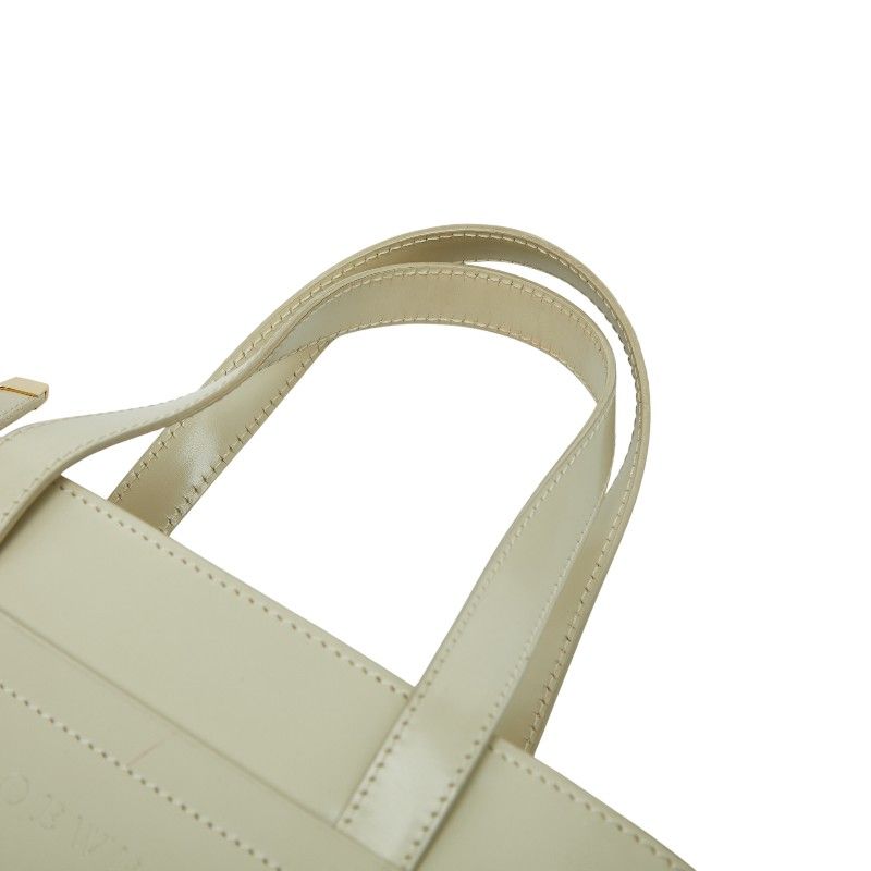 Loewe Mini Handbag Off White Enamel