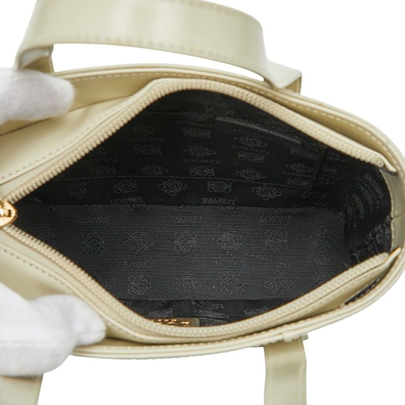 Loewe Mini Handbag Off White Enamel