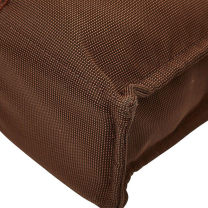 Hermes Her Line Tote MM Brown Canvas