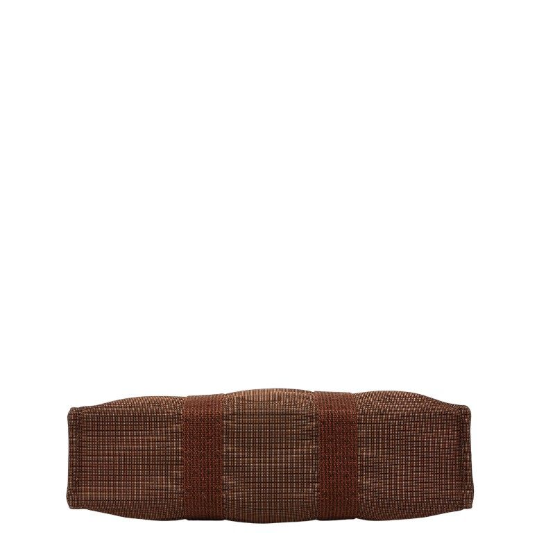 Hermes Her Line Tote MM Brown Canvas