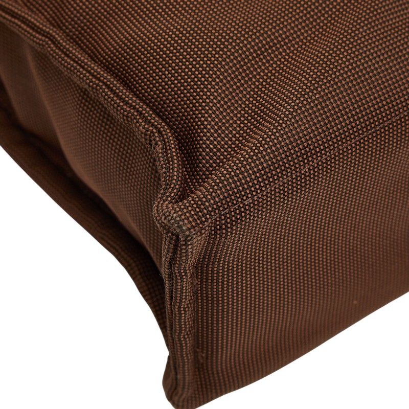 Hermes Her Line Tote MM Brown Canvas