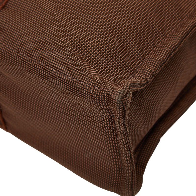 Hermes Her Line Tote MM Brown Canvas