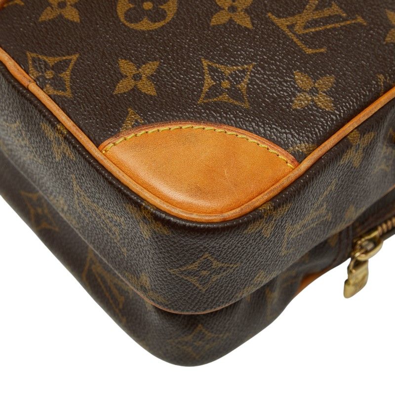 Louis Vuitton Monogram Amazon Crossbody Shoulder Bag Brown Leather