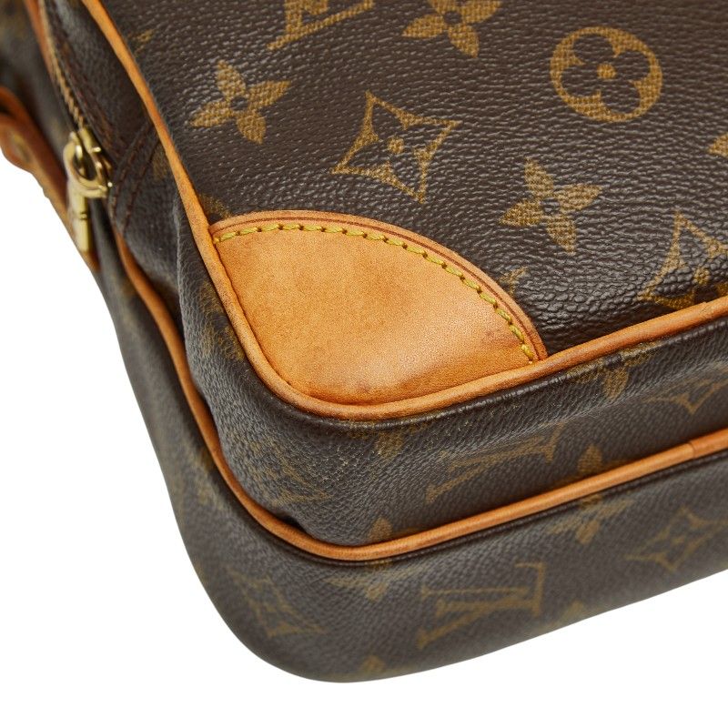 Louis Vuitton Monogram Amazon Crossbody Shoulder Bag Brown Leather