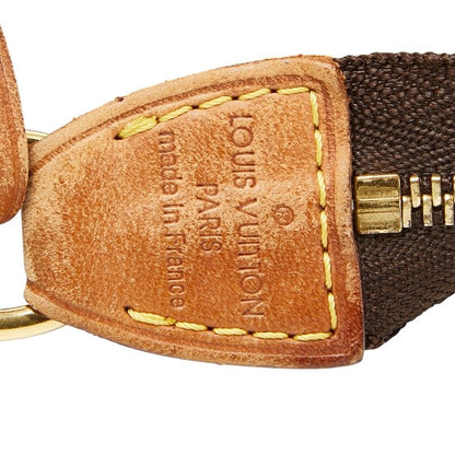 Louis Vuitton Monogram Pochette Accessoire Handbag Brown Leather