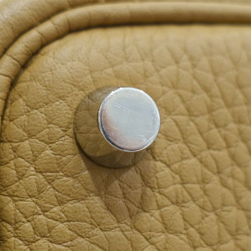 Hermes Picotin Lock PM Handbag Manufactured in Biscuit