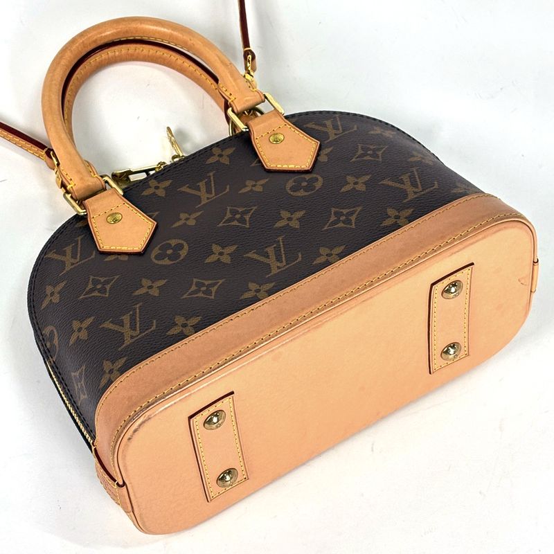 Louis Vuitton Alma BB Shoulder Bag 2-Way Monogram Brown