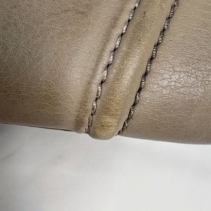 Celine Small Square Luggage Phantom Tote Leather Beige