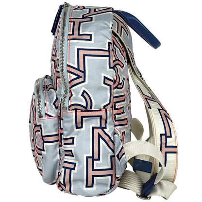 Chanel CC Logo Sac Quilted Neon Backpack Nylon Blue
