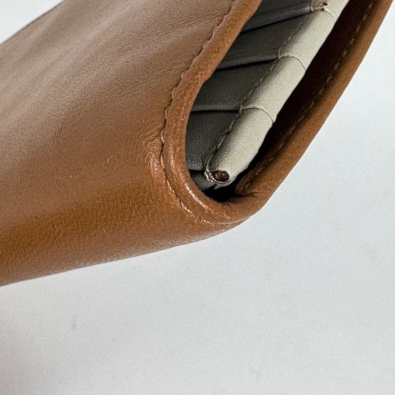 Loewe Anagram Long Wallet Bifold Leather Brown