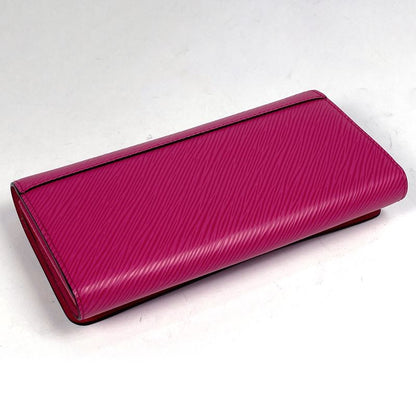 Louis Vuitton Portefeuille Twist Bill Purse Coin Purse Bifold Long Wallet Epi