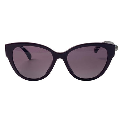 Chanel Faux Pearl CC Logo Sunglasses 56