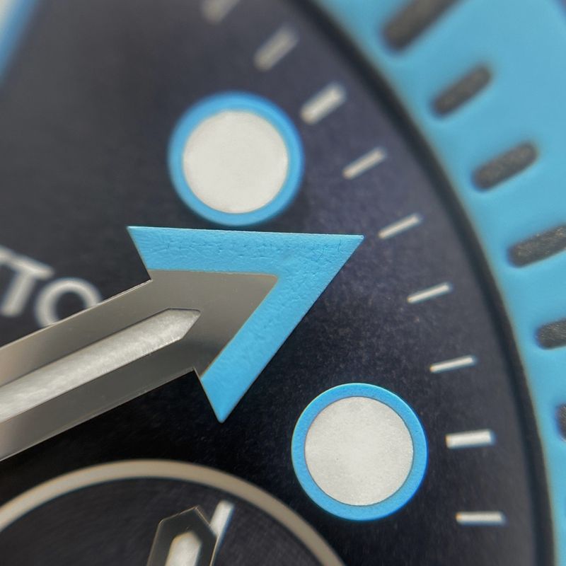 Louis Vuitton Tambour Automatic Street Diver Skyline Blue Watch SS Rubber