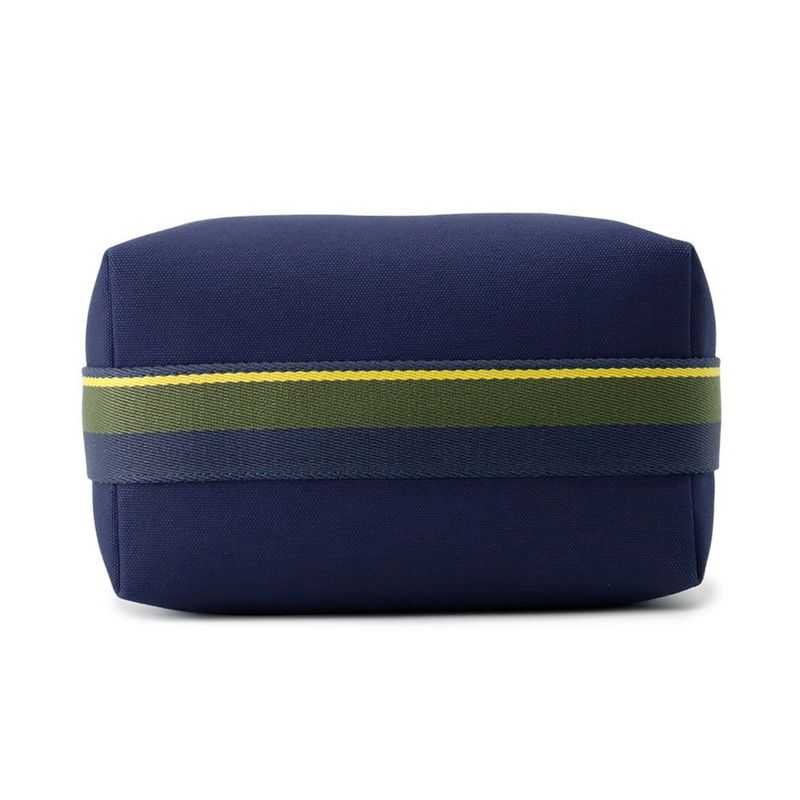 Hermes Pouch Bric-a-Brac PM Pavillon Marine Silver Canvas