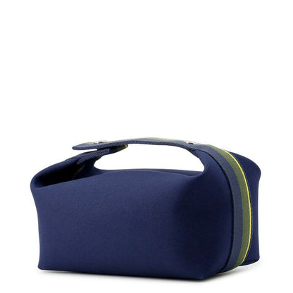 Hermes Pouch Bric-a-Brac PM Pavillon Marine Silver Canvas