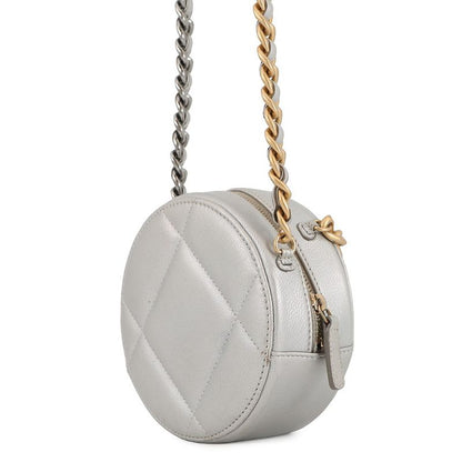 Chanel Chain Shoulder Bag 19 CC Logo Lambskin