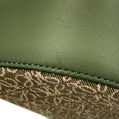 Loewe Shoulder Bag Luna Jacquard Leather Avocado Green