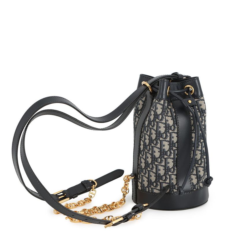 Dior Backpack Oblique Small Navybeige