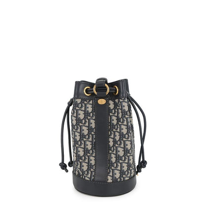 Dior Backpack Oblique Small Navybeige