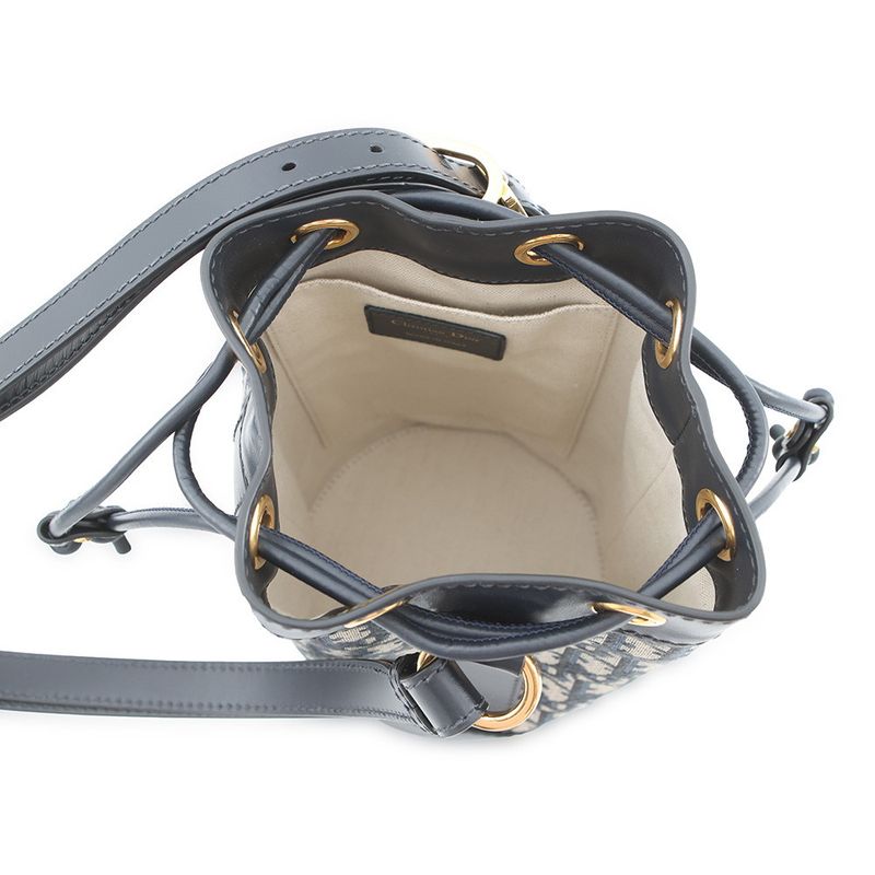 Dior Backpack Oblique Small Navybeige