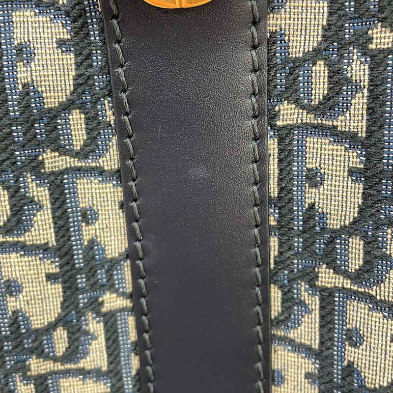 Dior Backpack Oblique Small Navybeige