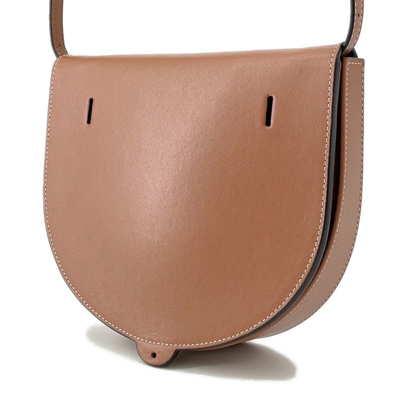 Loewe Shoulder Bag Anagram Heel Leather