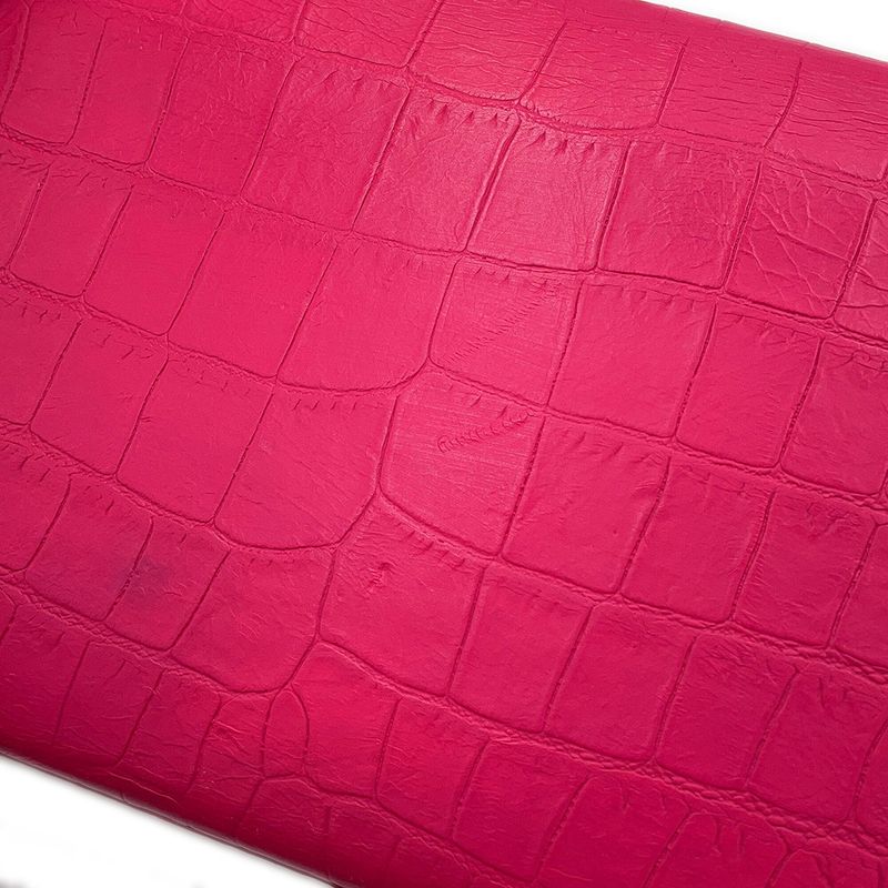Saint Laurent Paris Chain Shoulder Bag Kate Croco Embossed Leather