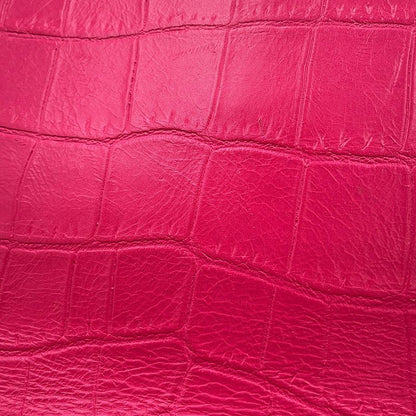 Saint Laurent Paris Chain Shoulder Bag Kate Croco Embossed Leather