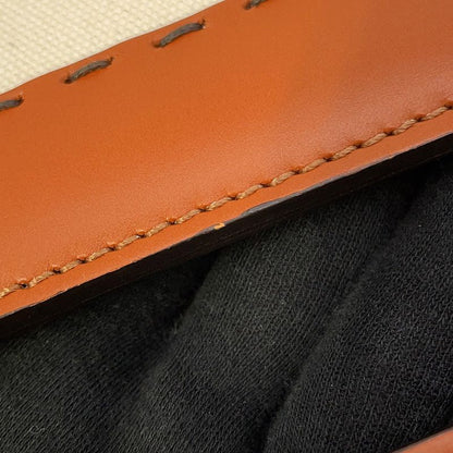 Fendi Tote Shopping Shoulder Bag Brown White