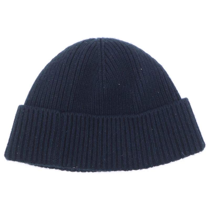 Louis Vuitton Cashmere LV Dual Beanie Knit Hat Black