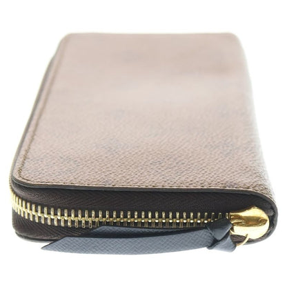 Louis Vuitton Monogram Reverse Portefeuille Clemence Long Wallet Beige