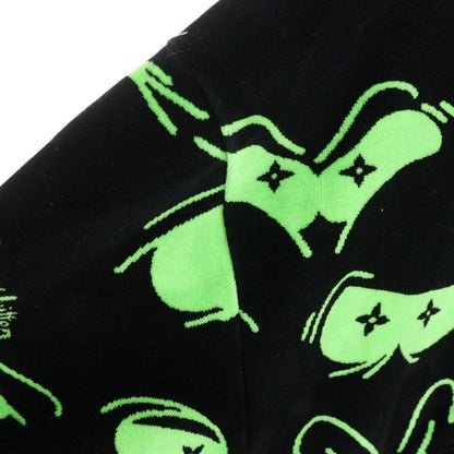 Louis Vuitton LV Eyes Graphic Velour Velvet Pullover Sweatshirt Hoodie
