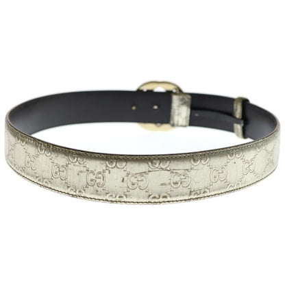 Gucci Interlocking Guccissima Leather Belt Gold