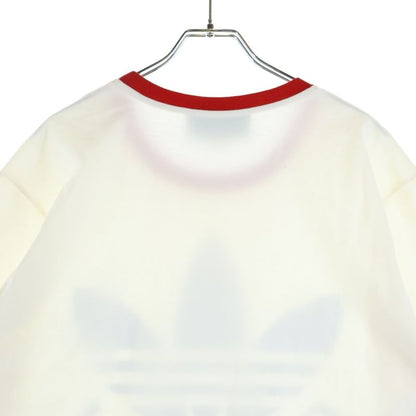 Gucci Adidas Trefoil Logo Trim T-Shirt White