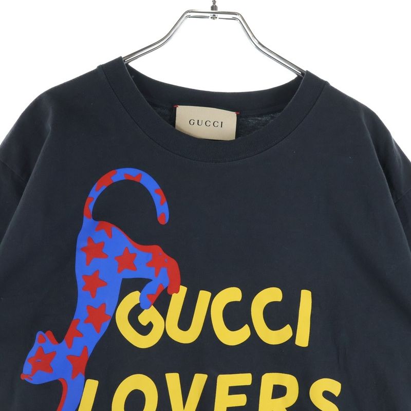 Gucci Lovers Pleasure Club Xjfwp Oversize Front Logo Crew