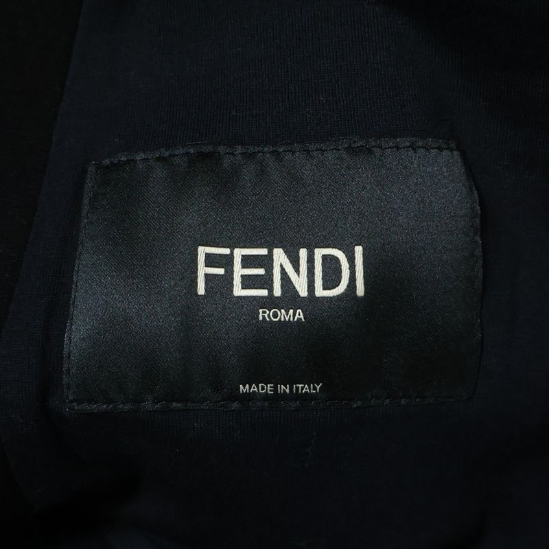 Fendi Monster Eyes Bomber Jacket in Bugs Eye Black