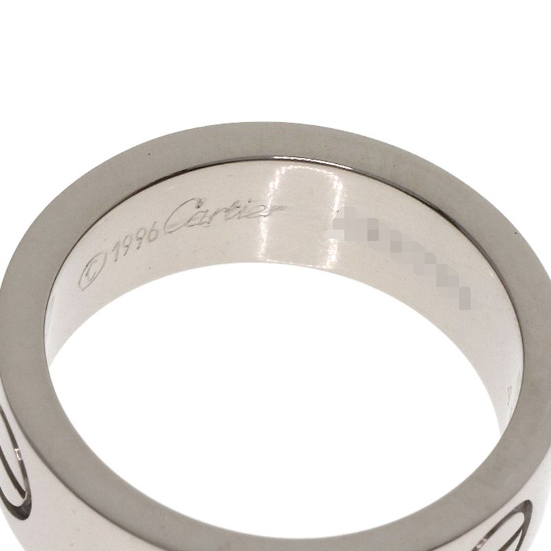 Cartier Love Ring 48 Ring 18K White Gold