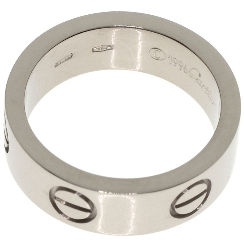 Cartier Love Ring 48 Ring 18K White Gold