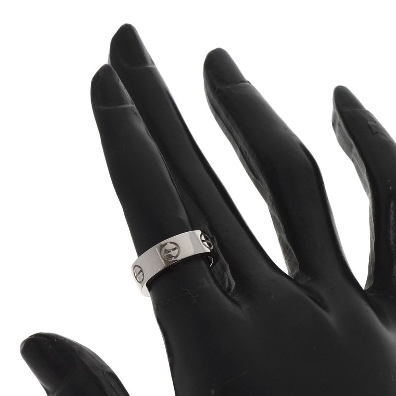 Cartier Love Ring 48 Ring 18K White Gold