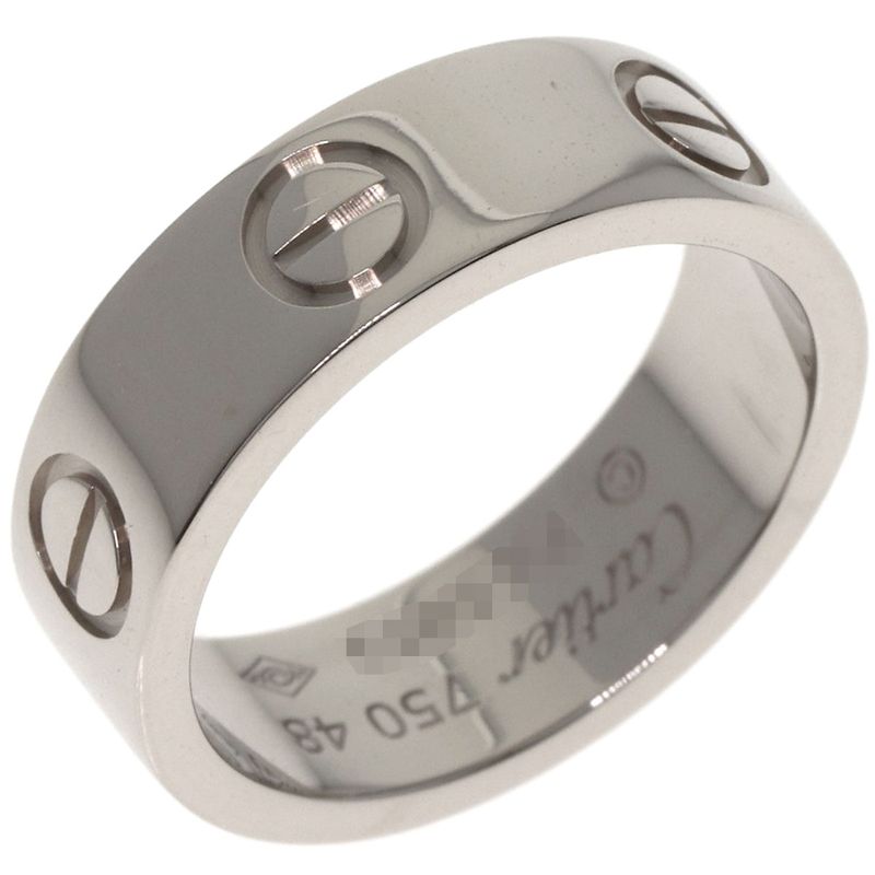 Cartier Love Ring 48 Ring 18K White Gold