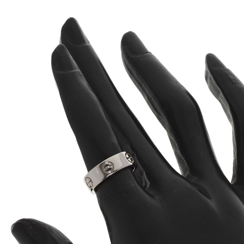 Cartier Love Ring 48 Ring 18K White Gold